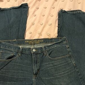 Men’s 38X32 American Eagle Outfitters Medium Blue Classic bootcut Jeans